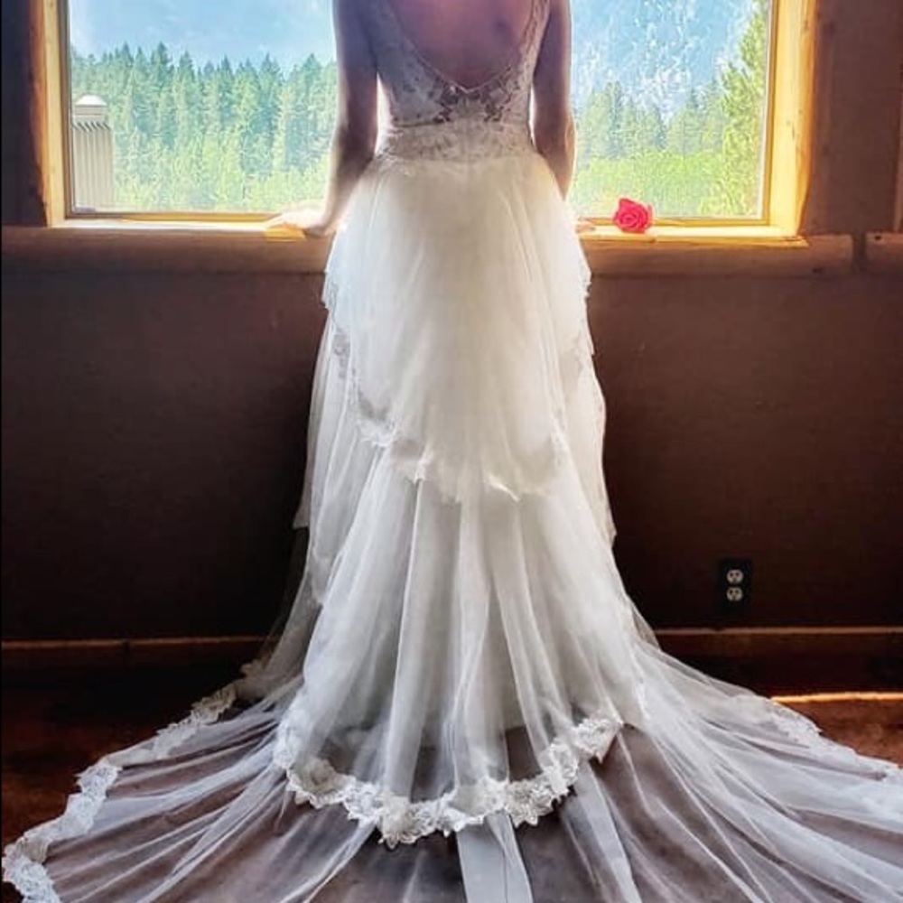 “Juliet” designer wedding dress by RISH. Bohemian.